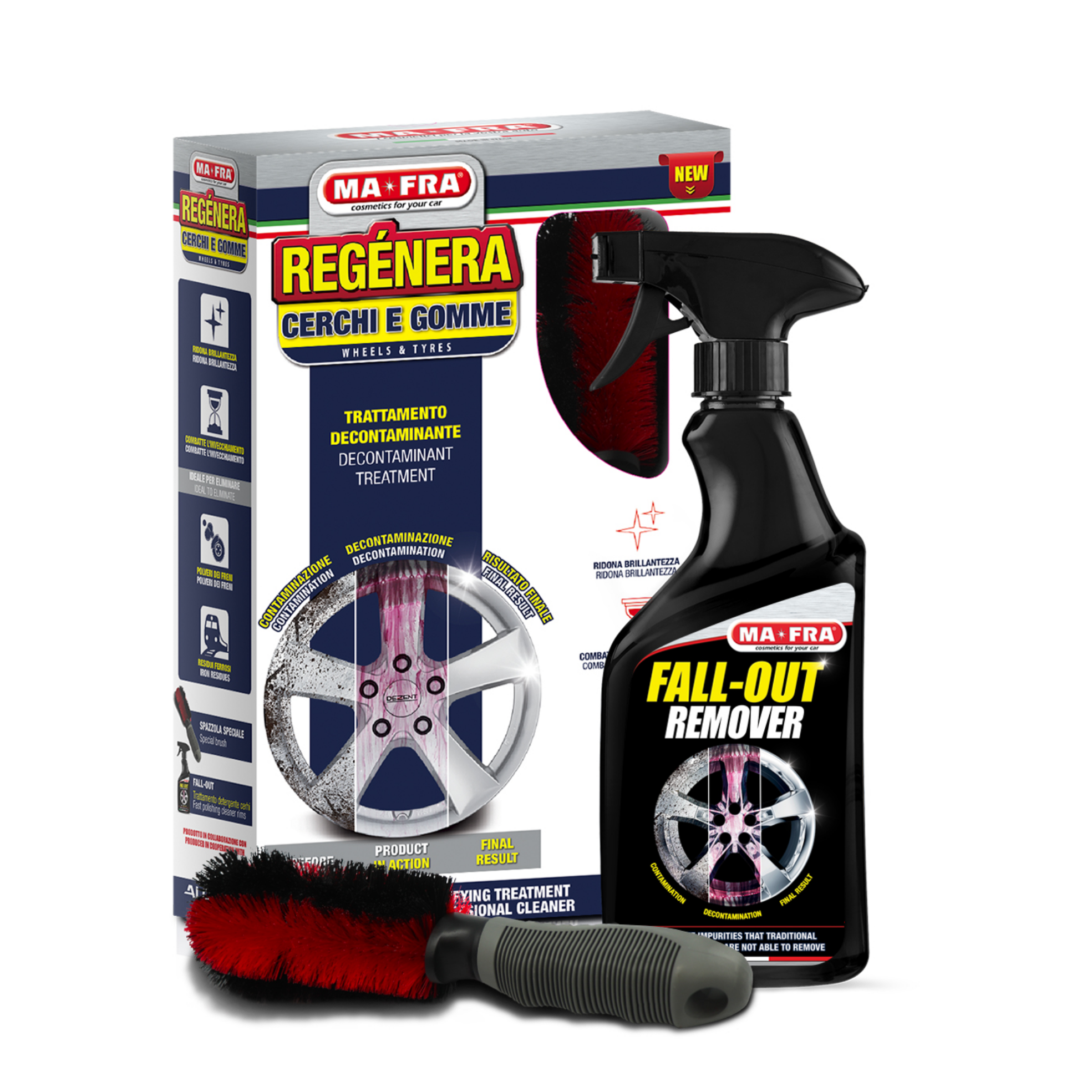 REGENERA - Wheel decontamination treatment kit