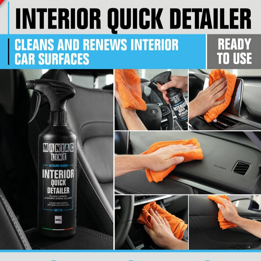INTERIOR QUICK DETAILER - Cleans and renews car interiors