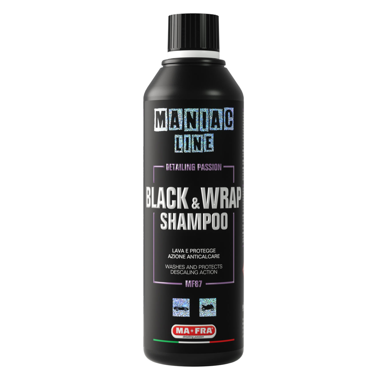 BLACK & WRAP SHAMPOO - With descaling action