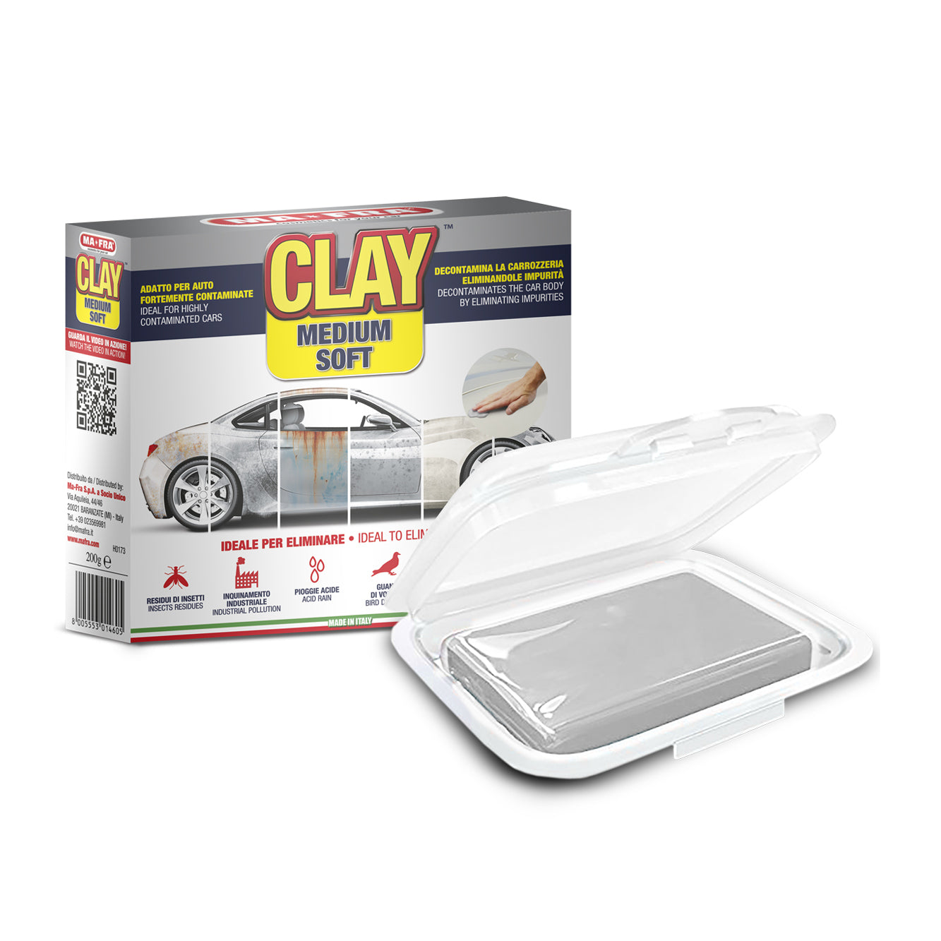 CLAY BAR - Decontaminates car paint eliminates surface Impurities