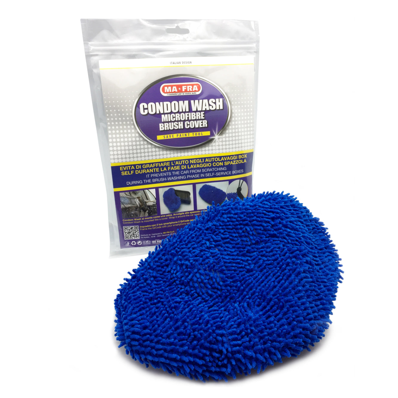 MICROFIBER BRUSH HEAD COVER - Prevent scratching from brush cleaning