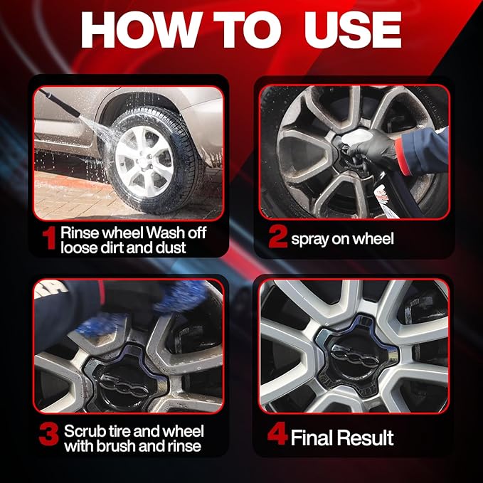 SPLENDORLEGA - Specific product for cleaning rims of any alloy and aluminum