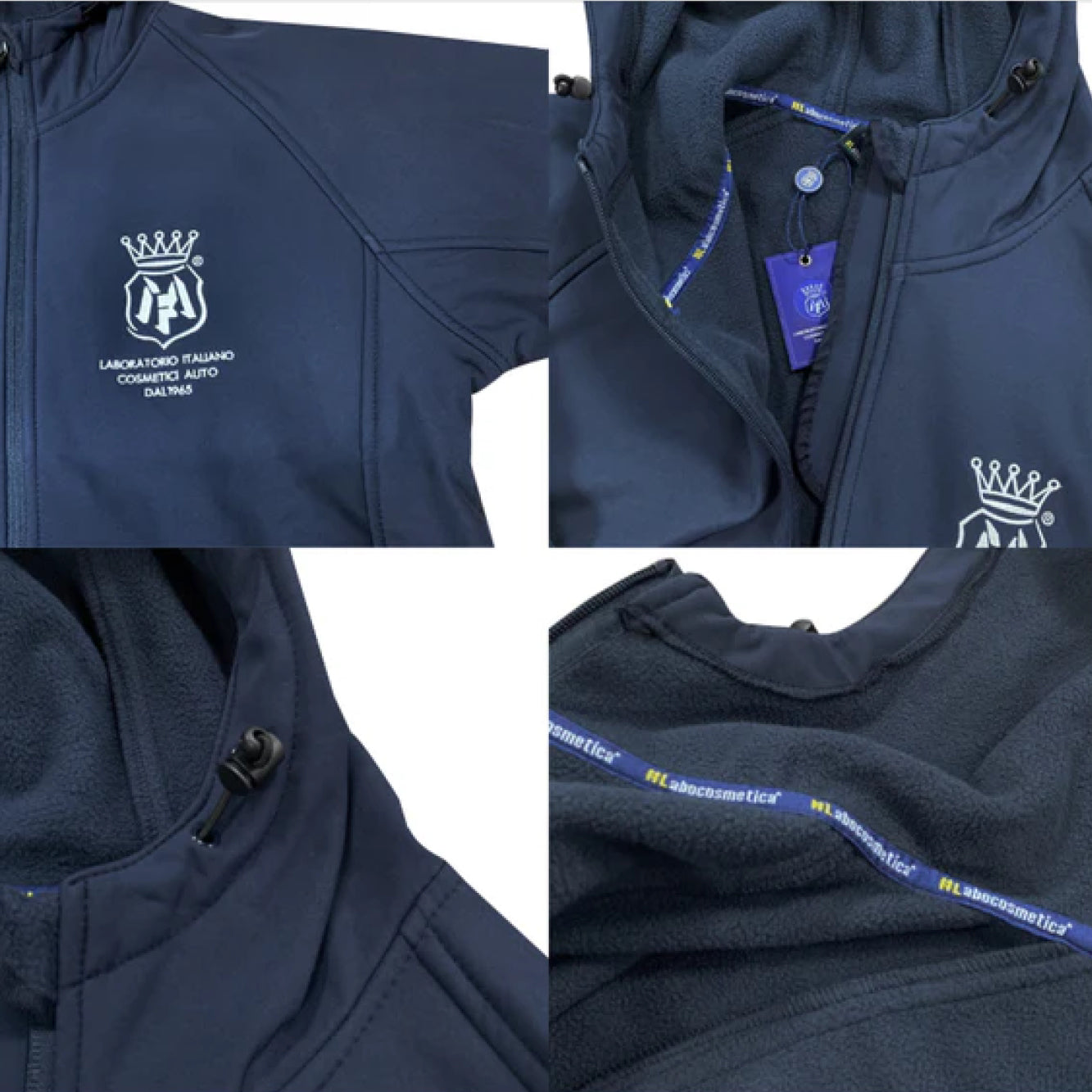 TECHNO JACKET - Labocosmetica softshell zipped hoodie jacket