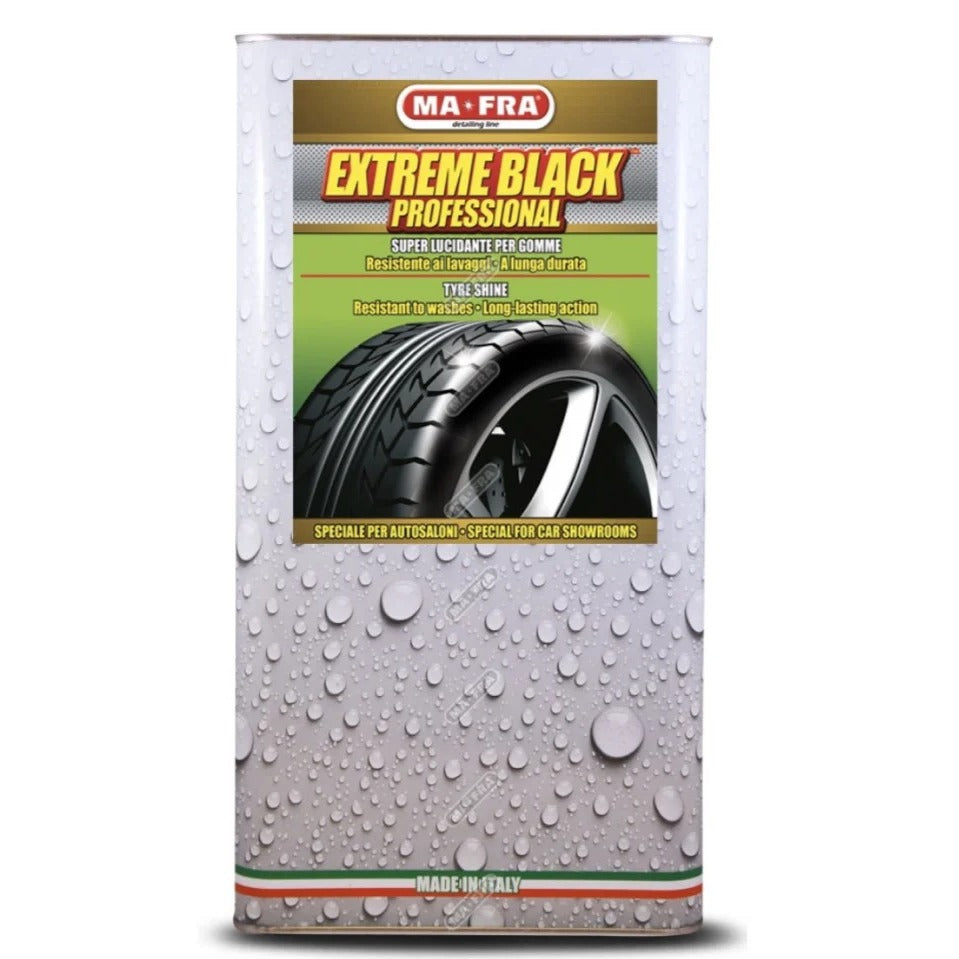 NOIR EXTRÊME - Lustrant à pneus effet mouillé longue durée