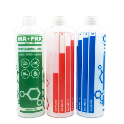 DILUTION BOTTLE 500ml - Quickly understand the dilution ratios