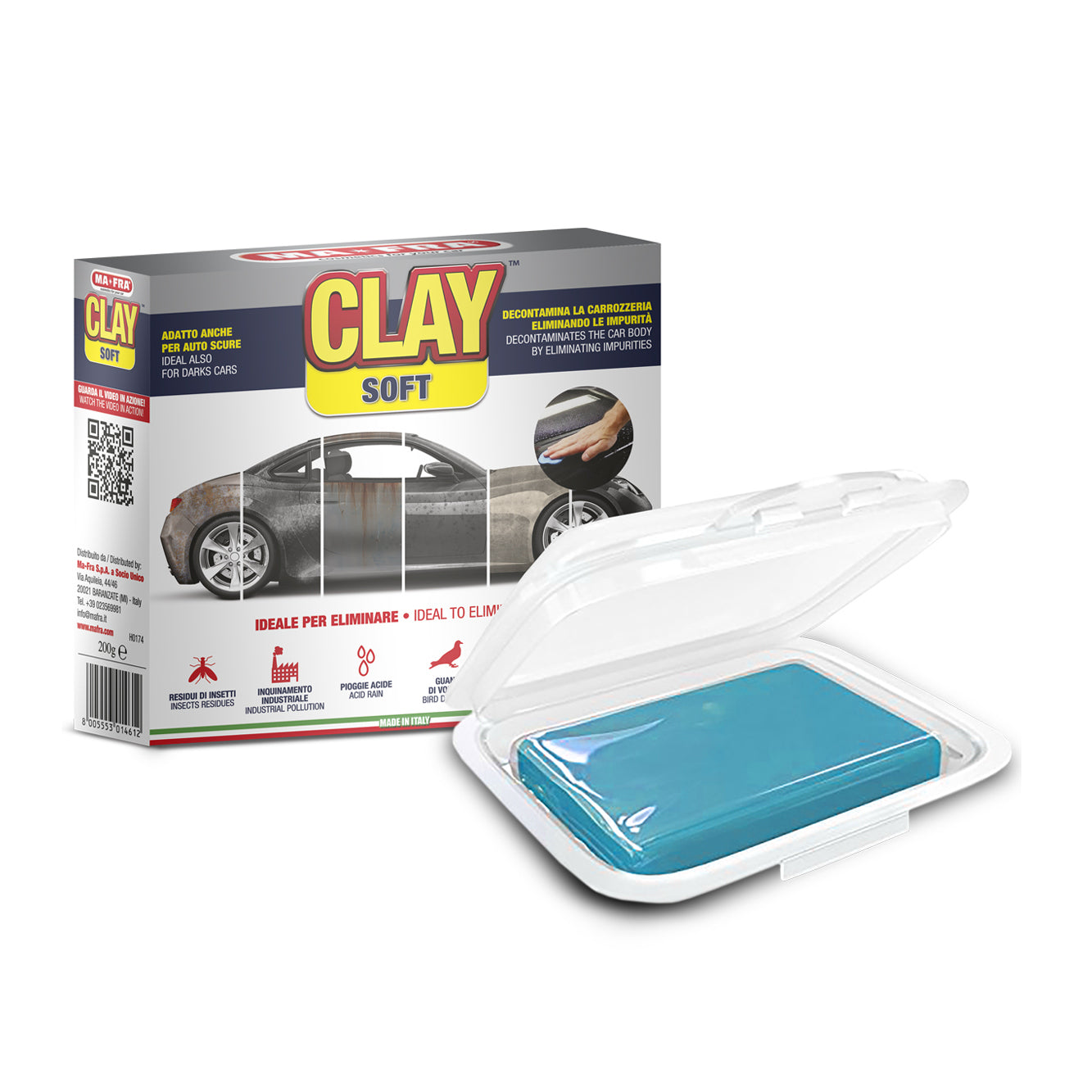 CLAY BAR - Decontaminates car paint eliminates surface Impurities