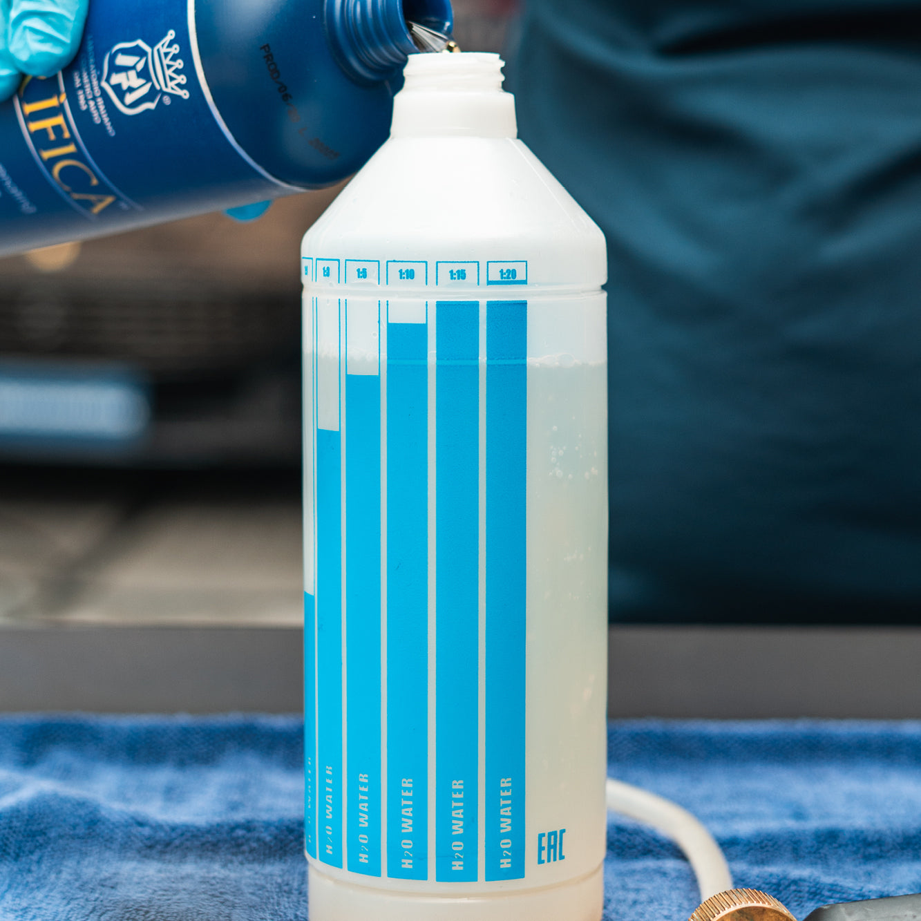 DILUTION BOTTLE 1000ml - with grey trigger sprayer