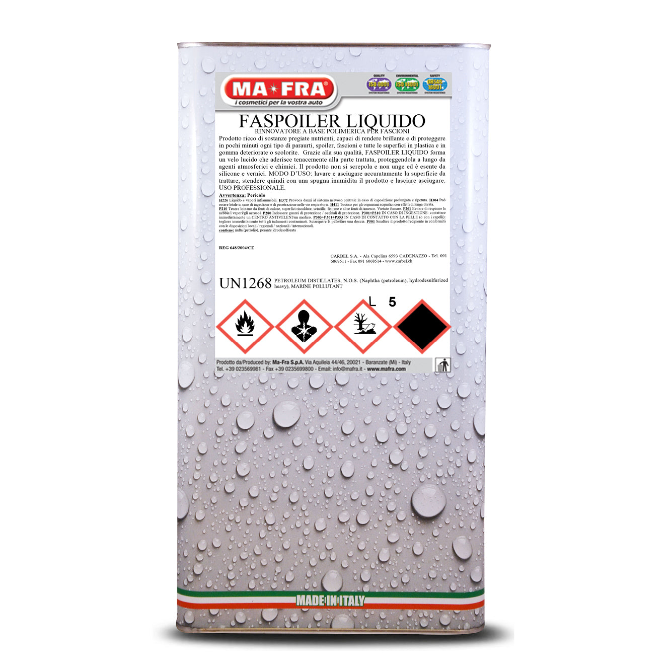 FASPOILER - Polymer-based renovator for plastics and rubber