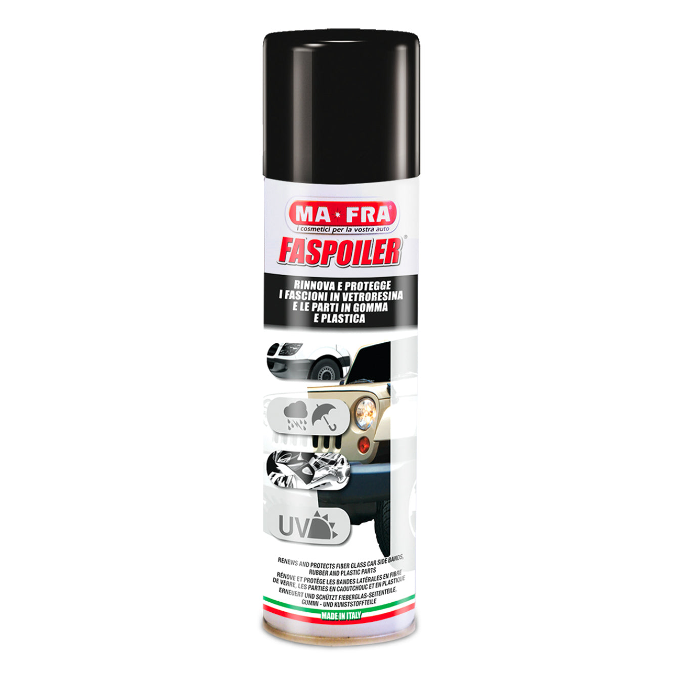 FASPOILER SPRAY - Polymer-based renovator for plastics and rubber