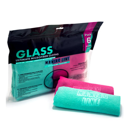 LINGE MICROFIBRE PREMIUM - Nettoyage des vitres (6 mcx)