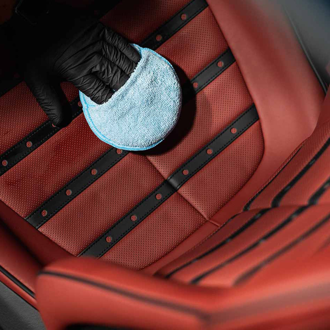 MICROFIBER PAD - Soft applicator for dressing, polishing, waxes and sealants