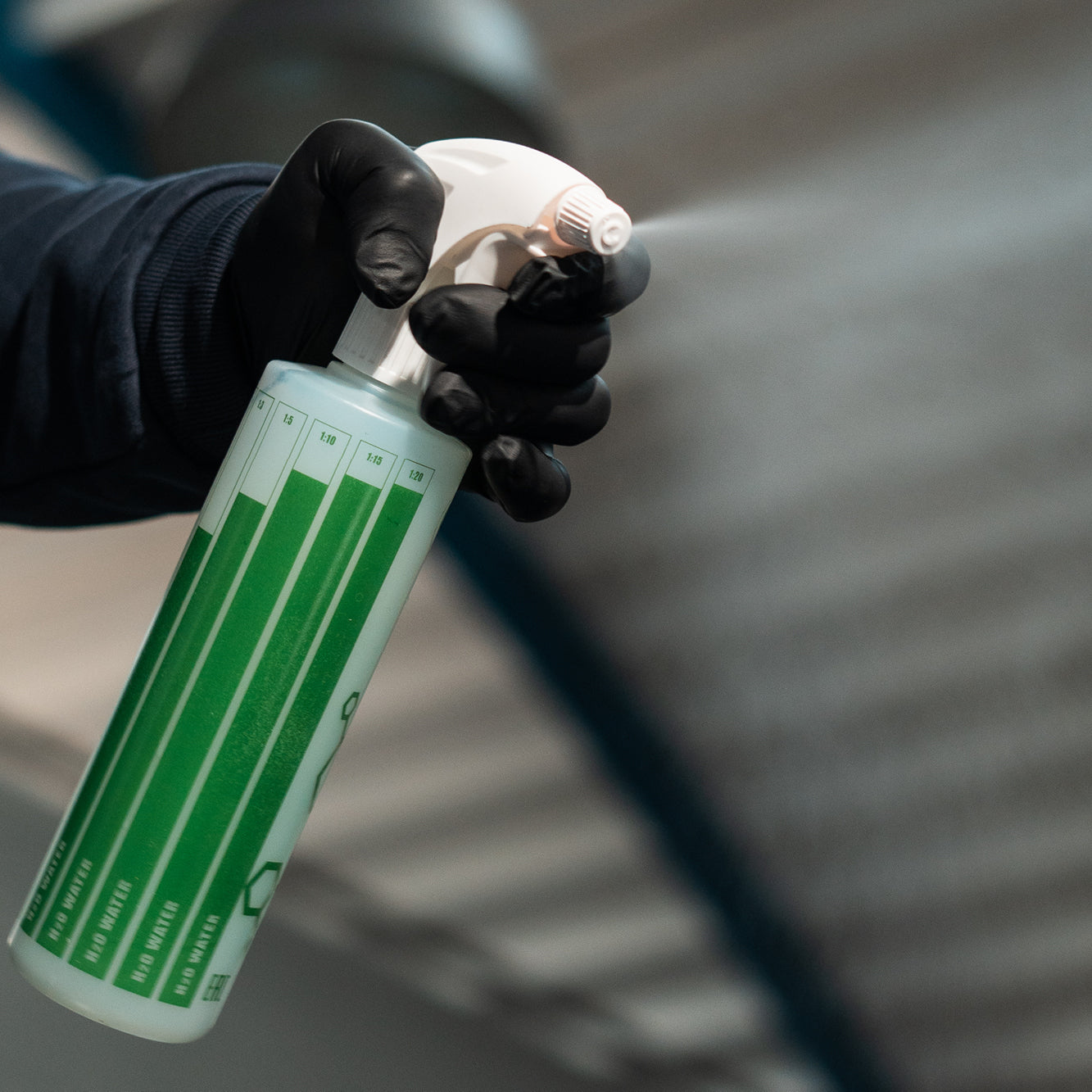 DILUTION BOTTLE 500ml - with white trigger sprayer