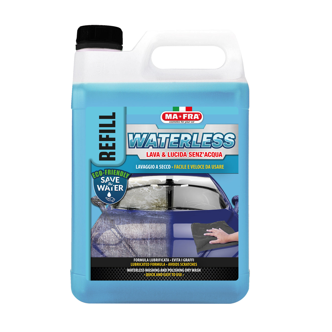 WATERLESS - Washes and polishes without water